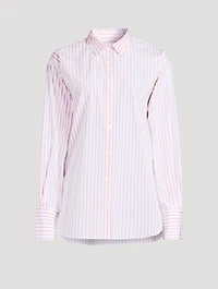 The Oversized Shirt Stripe Print