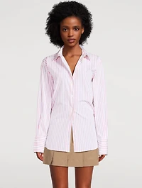 The Oversized Shirt Stripe Print