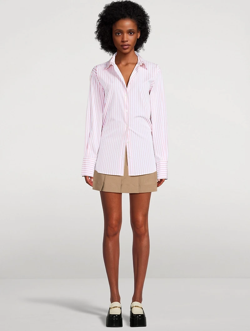 The Oversized Shirt Stripe Print