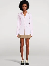 The Oversized Shirt Stripe Print