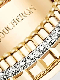 Quatre Radiant Edition Gold Ring With Diamonds