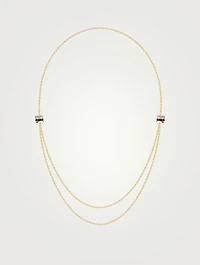 Quatre Classique Gold Necklace With Diamonds
