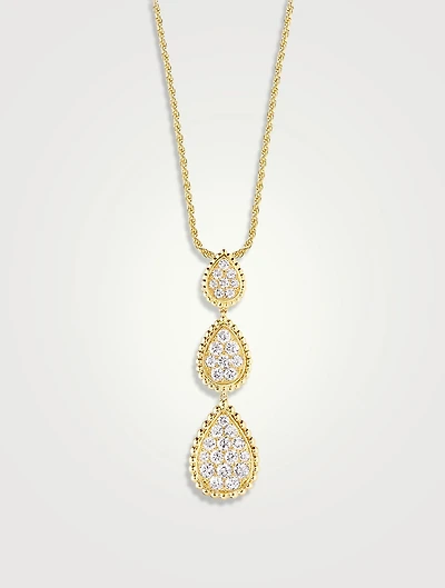 Serpent Bohème Gold Pendant Necklace With Diamonds