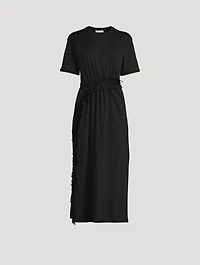 Lilia Ruffled T-Shirt Dress