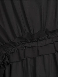 Lilia Ruffled T-Shirt Dress