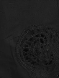Emma Lace-Trimmed Poplin Shorts
