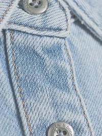 Maxine Cropped Denim Shirt
