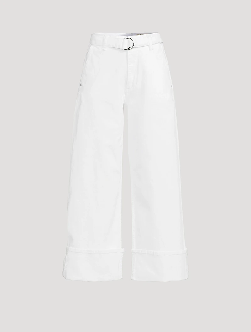 Andi Belted Wide-Leg Jeans