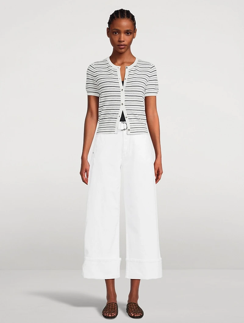 Andi Belted Wide-Leg Jeans