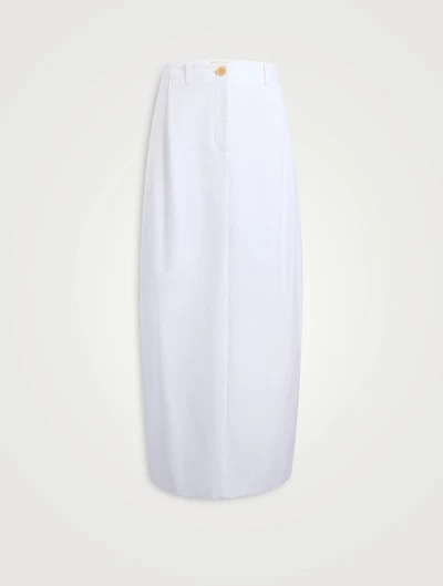 Lucian Poplin Midi Skirt