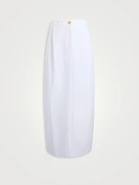 Lucian Poplin Midi Skirt