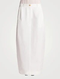 Lucian Poplin Midi Skirt
