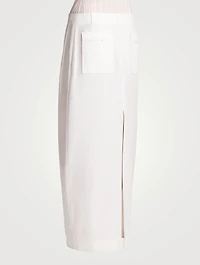 Lucian Poplin Midi Skirt