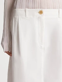Lucian Poplin Midi Skirt