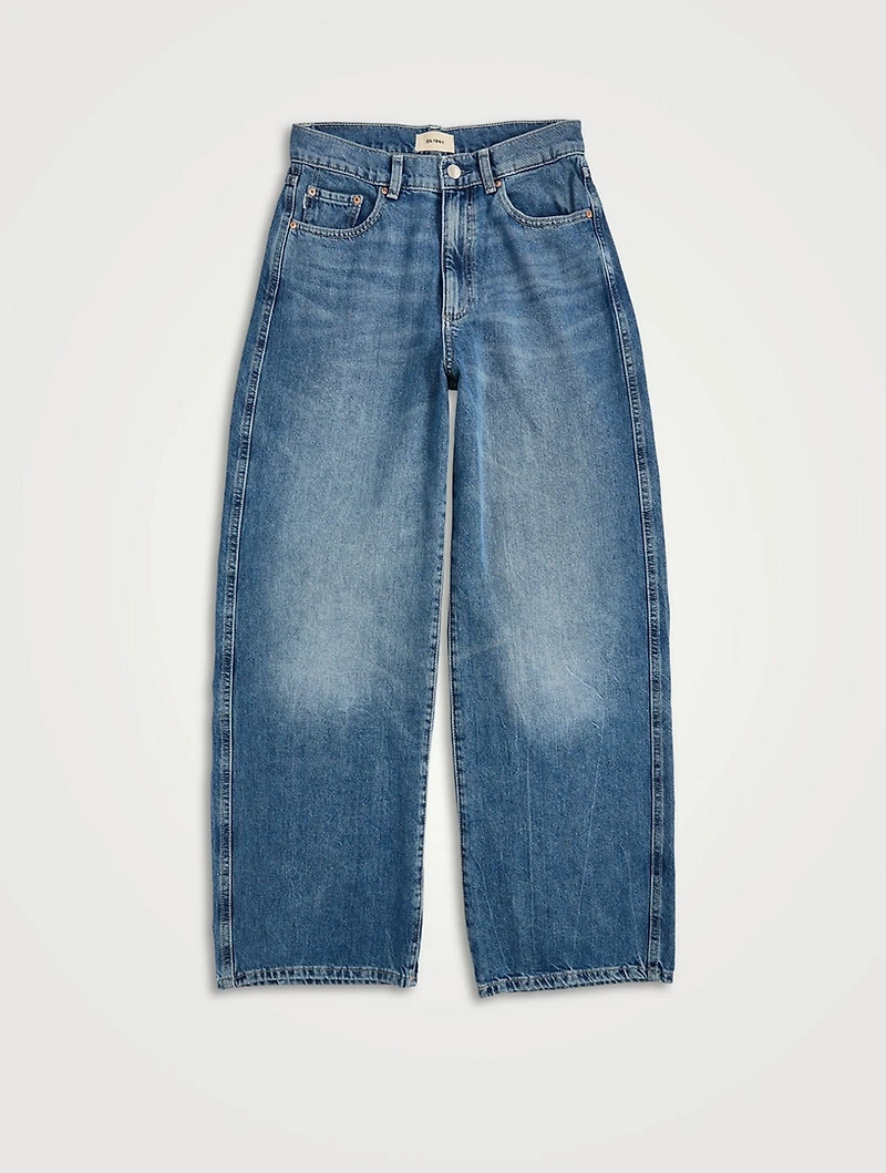 Taylor Barrel-Leg Jeans