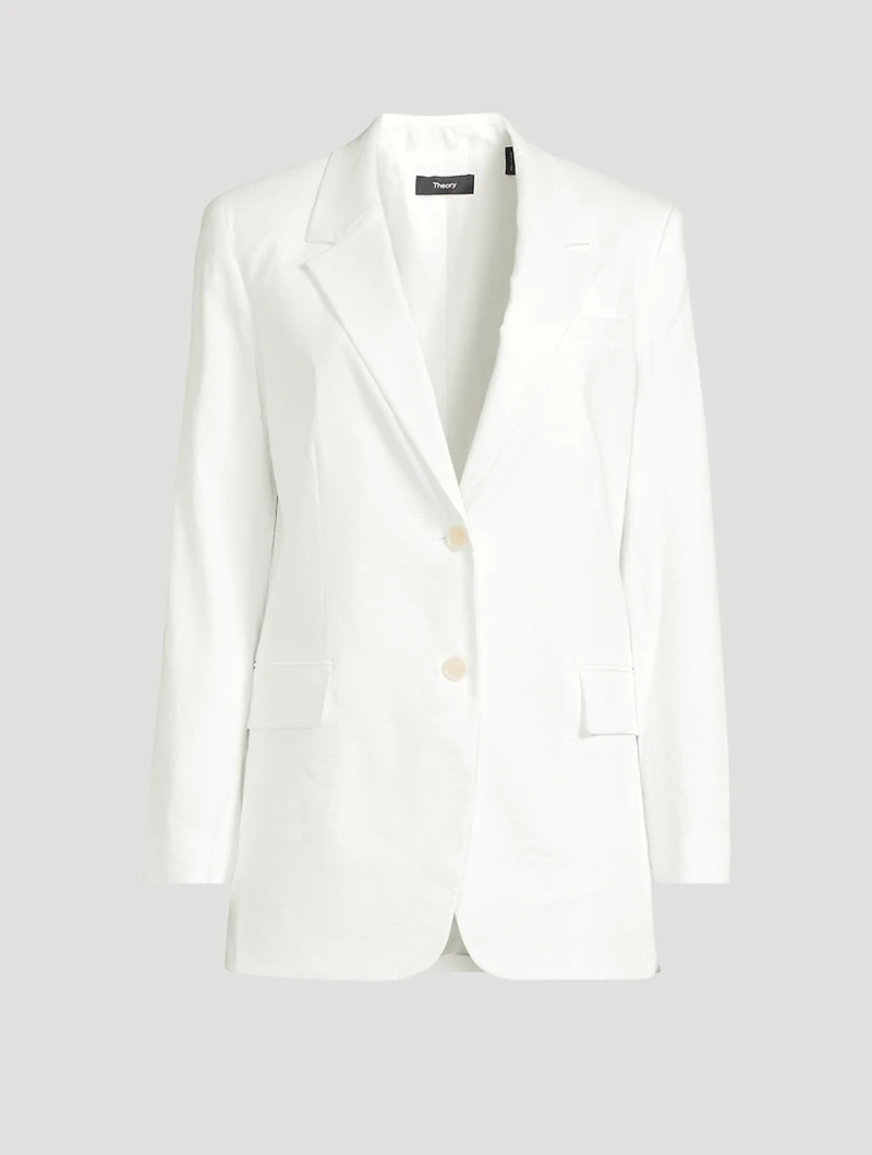 Good Linen Relaxed-Fit Blazer