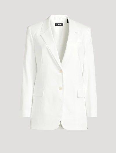 Good Linen Relaxed-Fit Blazer