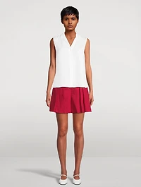 Good Linen Pleated Shorts