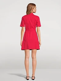 Good Linen Belted Shirt Dress