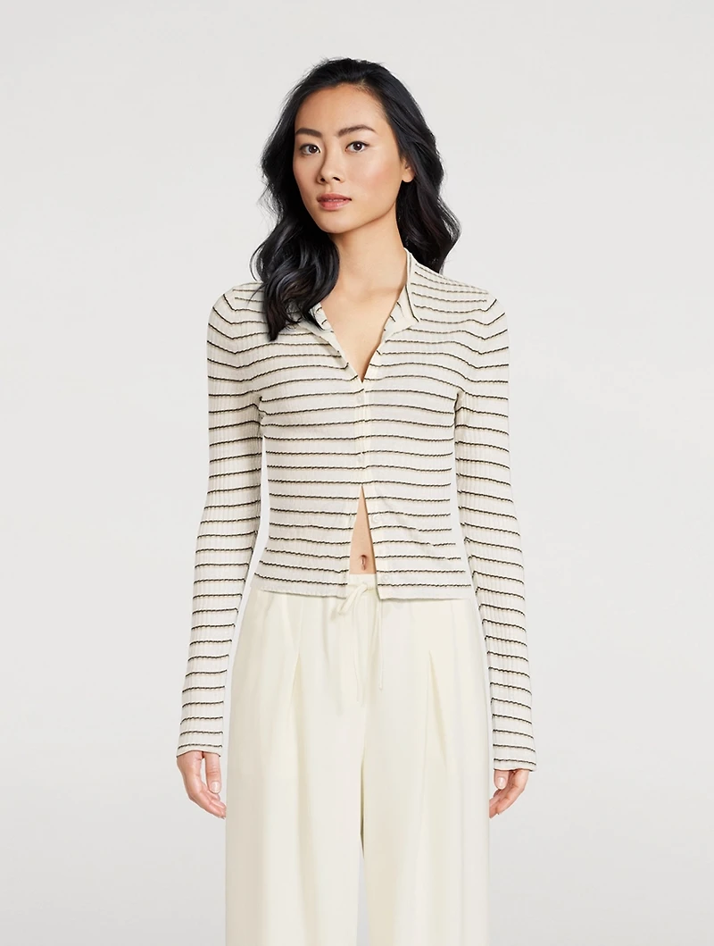 Cable-Knit Cardigan