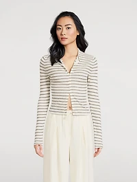 Cable-Knit Cardigan