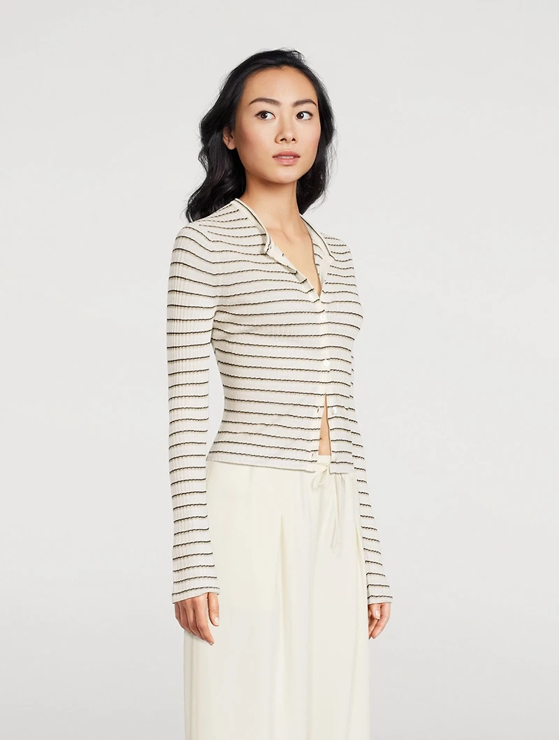 Cable-Knit Cardigan