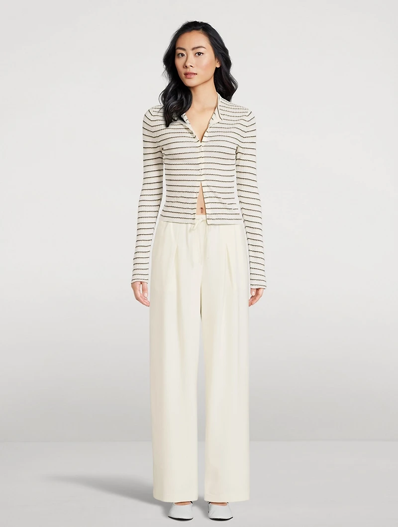 Cable-Knit Cardigan