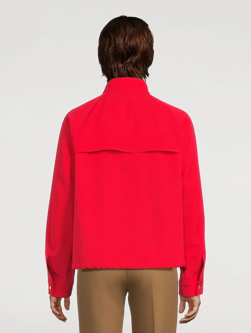 Wool Gabardine Jacket