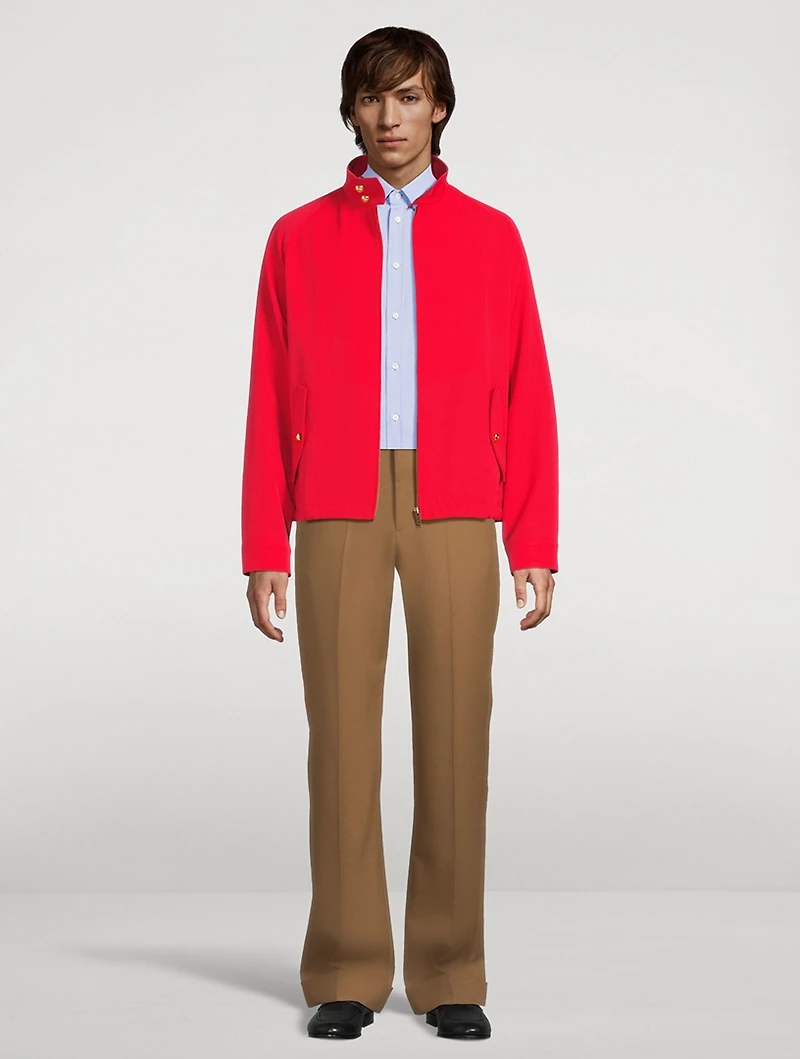 Wool Gabardine Jacket