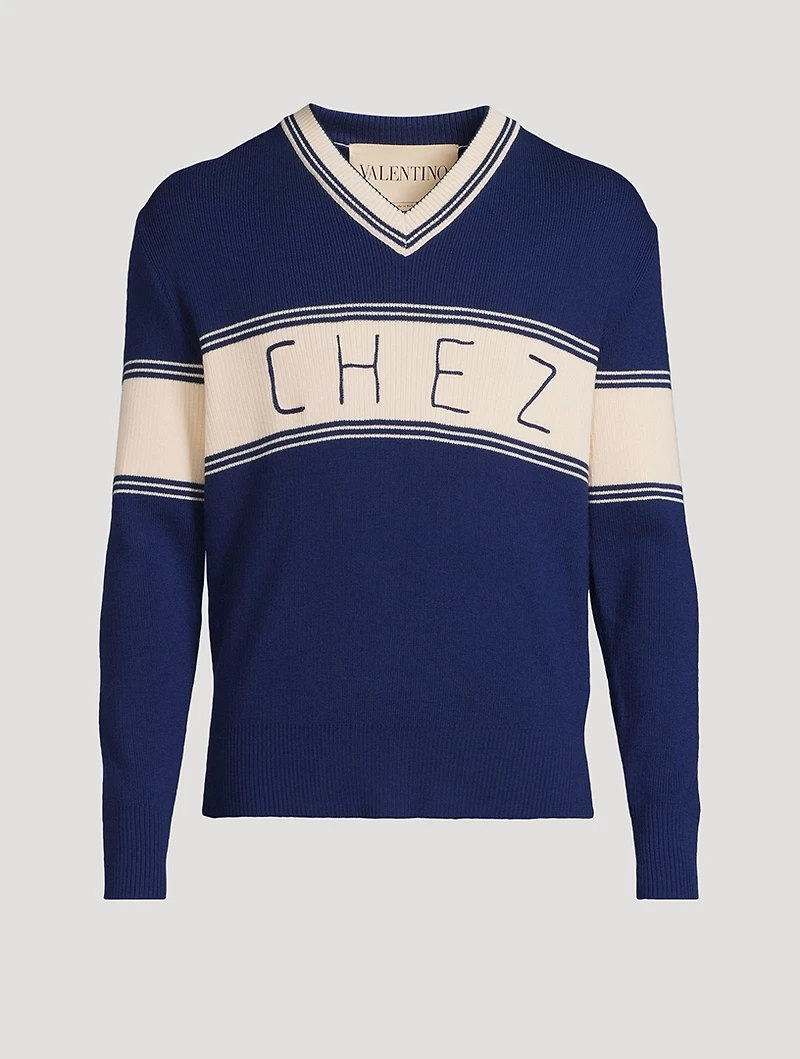 Chez Wool And Cotton Sweater