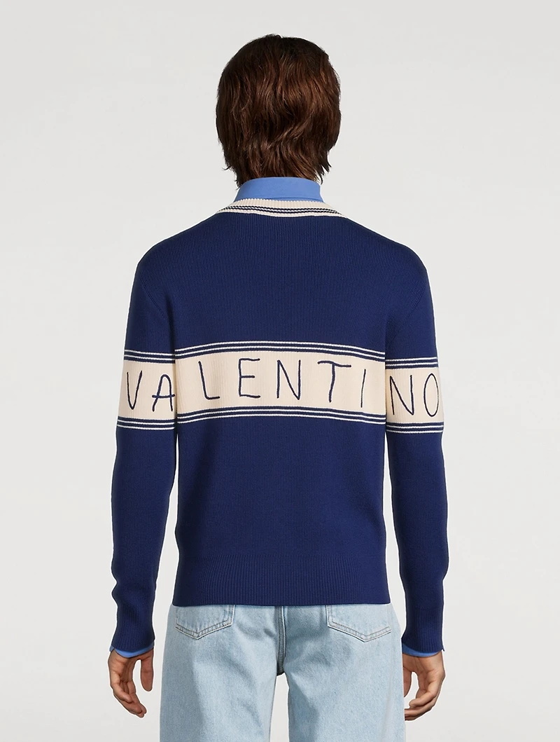 Chez Wool And Cotton Sweater