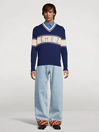 Chez Wool And Cotton Sweater