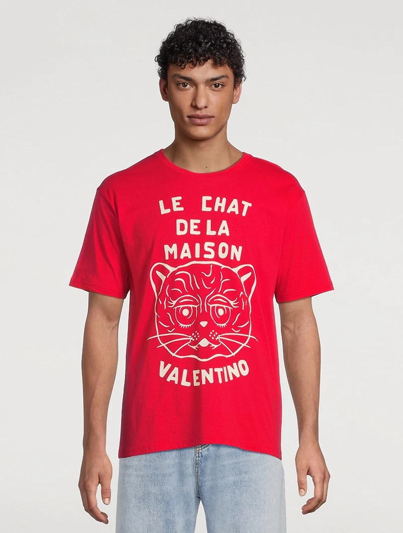 Chat De La Maison Cotton T-Shirt