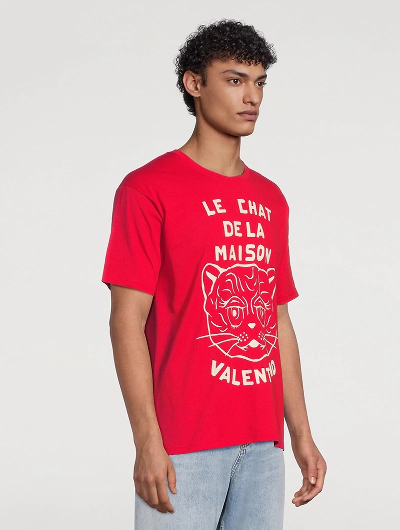 Chat De La Maison Cotton T-Shirt