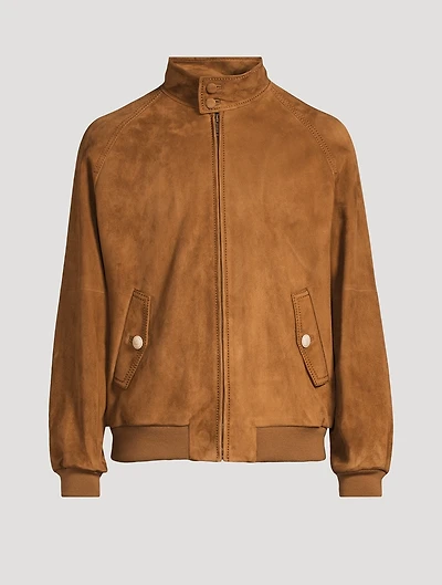 Suede Zip Jacket