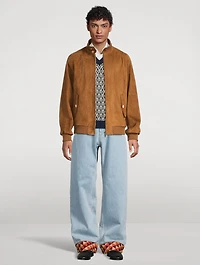 Suede Zip Jacket