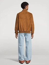 Suede Zip Jacket