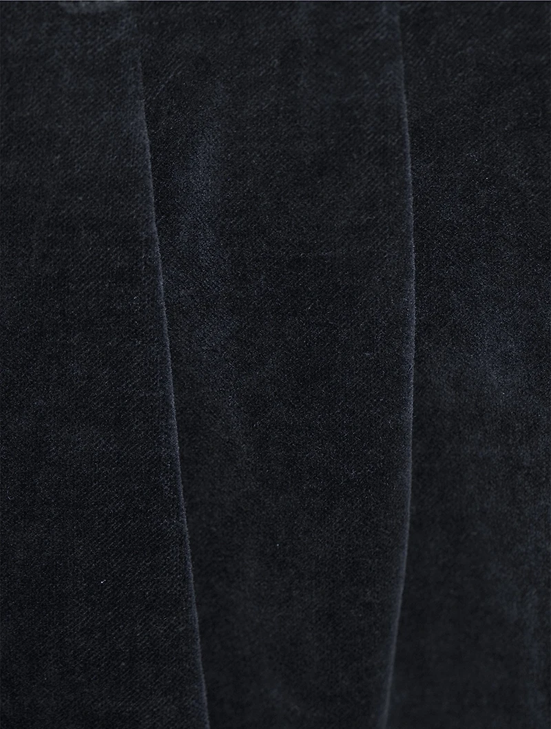 Cotton And Linen Draped Pants