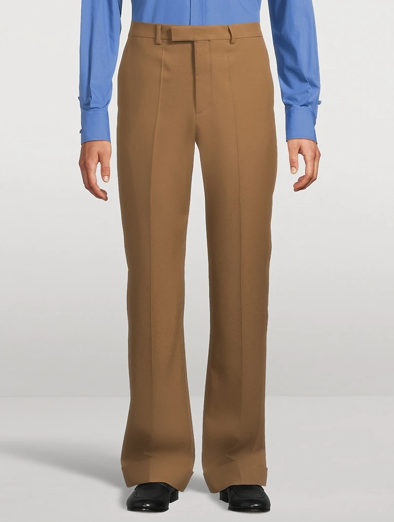 Velvet High-Waisted Pants