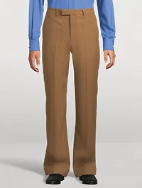 Velvet High-Waisted Pants