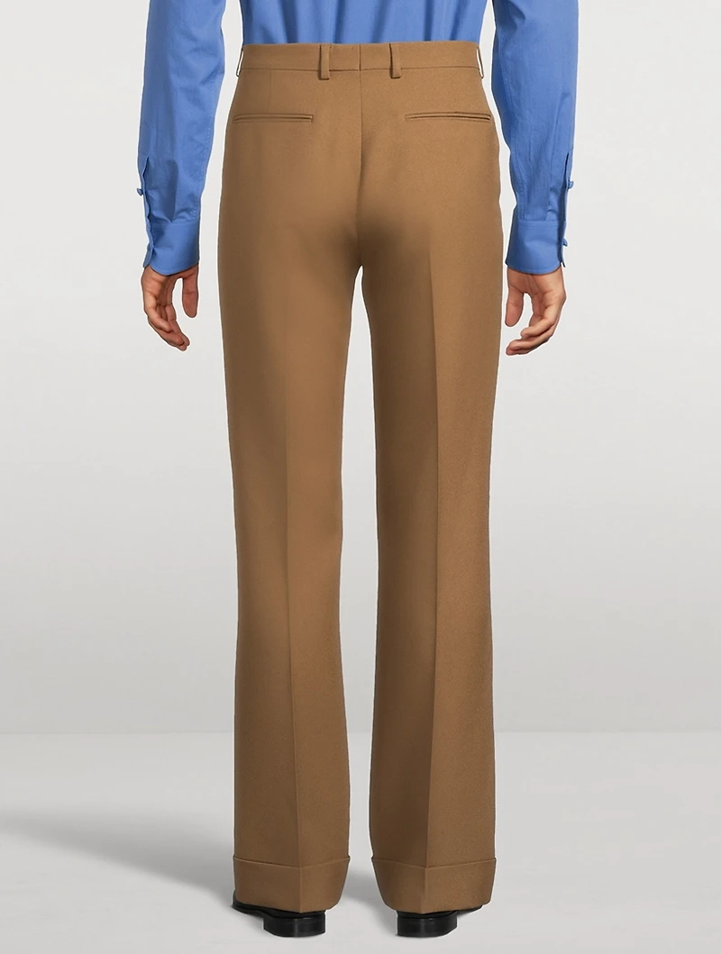Velvet High-Waisted Pants
