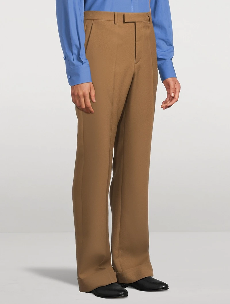Velvet High-Waisted Pants