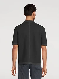 Harvey Striped Jacquard-Knit Shirt