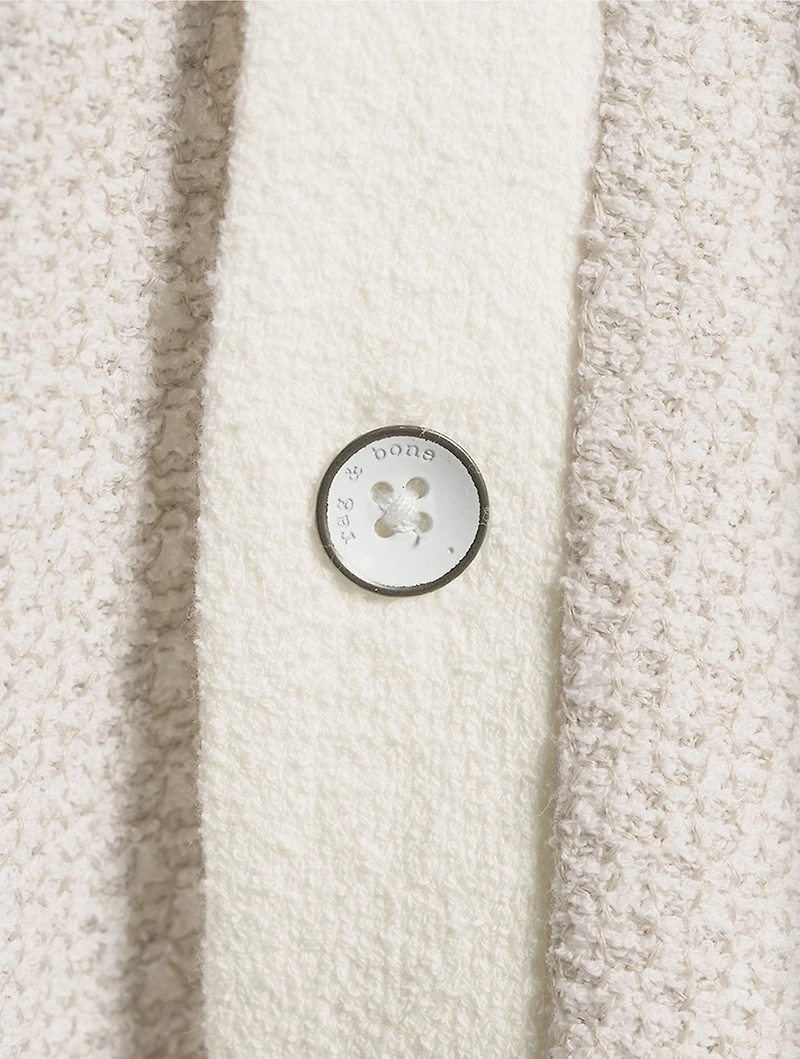 Avery Zig-Zag Knit Camp Shirt