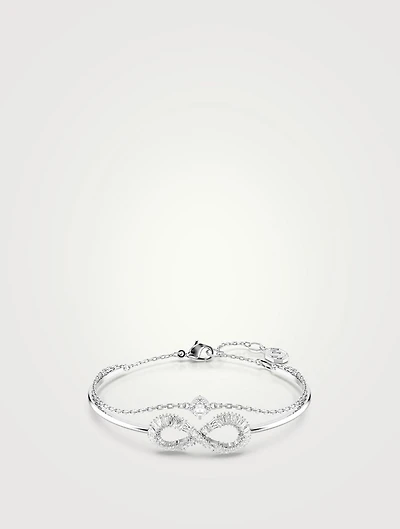 Hyperbola Crystal Bangle Bracelet