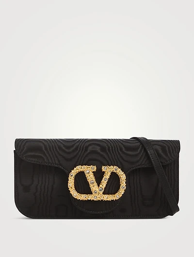 Locò Moiré Fabric Clutch