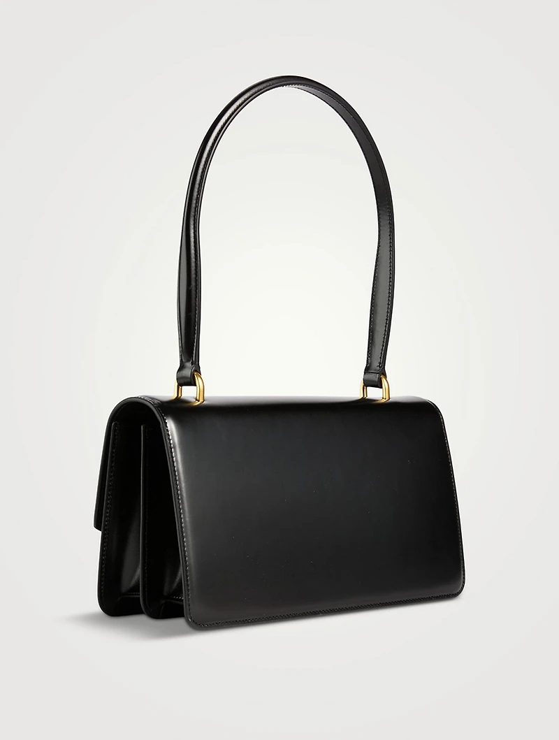 Vain Leather Top Handle Bag