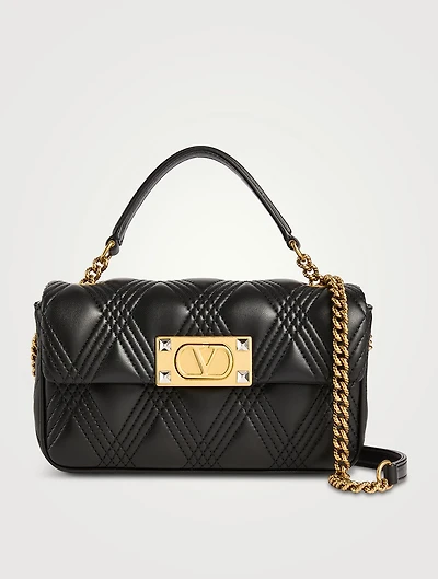 Quiltie 67 Leather Top Handle Bag