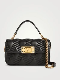 Quiltie 67 Leather Top Handle Bag