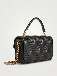 Quiltie 67 Leather Top Handle Bag